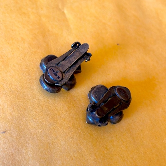 Stunning Sorrelli Vintage Clip On Earrings - Picture 10 of 10